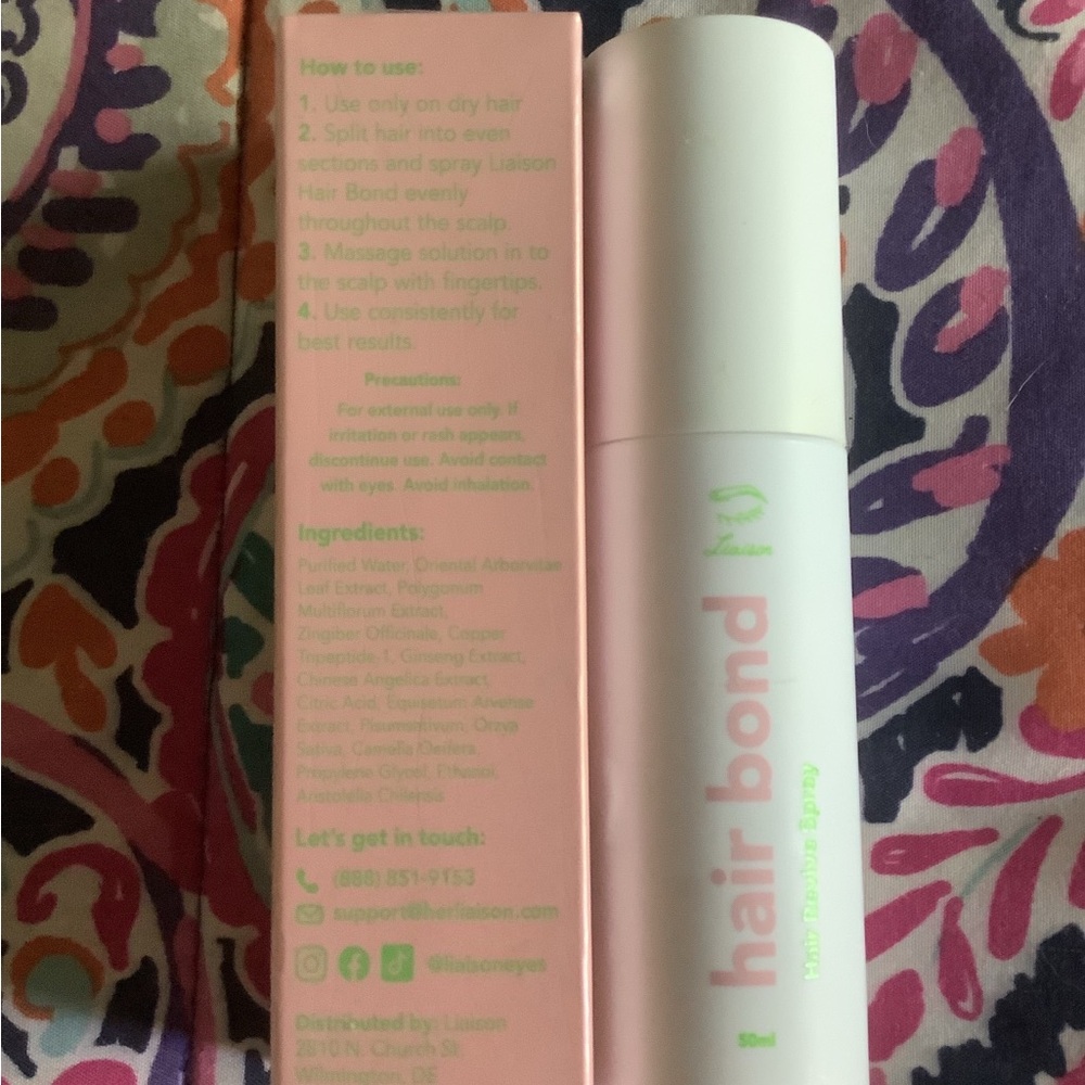 Pink Hair Styling Spray - Picture 4 of 4